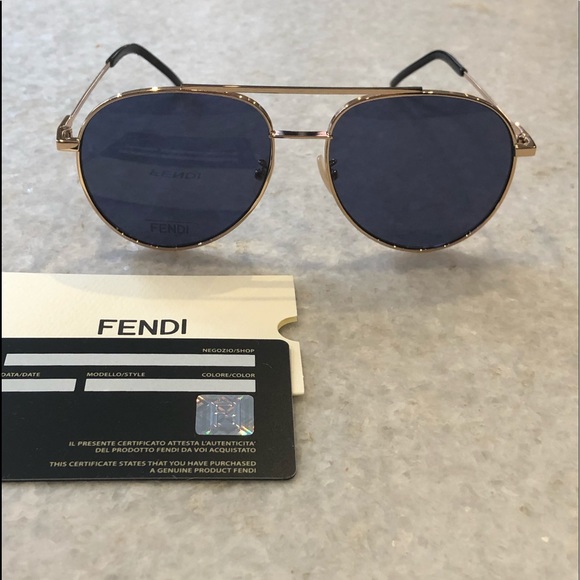 Fendi Accessories - Fendi Round Aviator Sunglasses